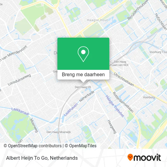 Albert Heijn To Go kaart