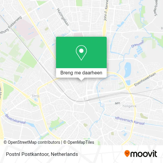 Postnl Postkantoor kaart
