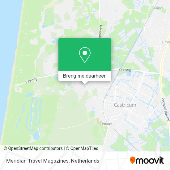 Meridian Travel Magazines kaart