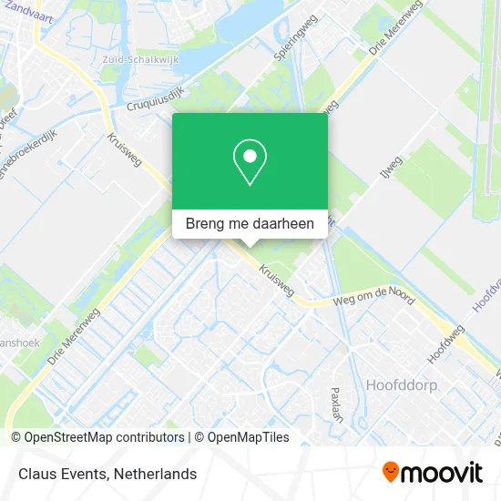Claus Events kaart