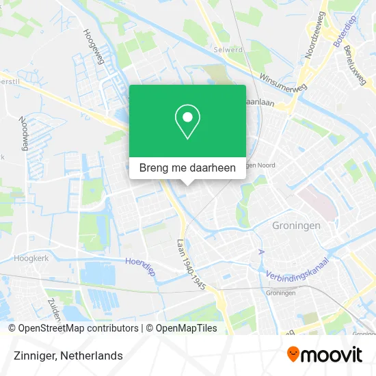 Zinniger kaart