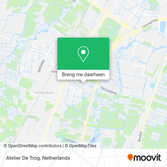 Atelier De Trog kaart