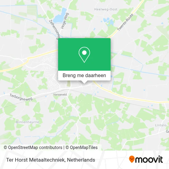 Ter Horst Metaaltechniek kaart