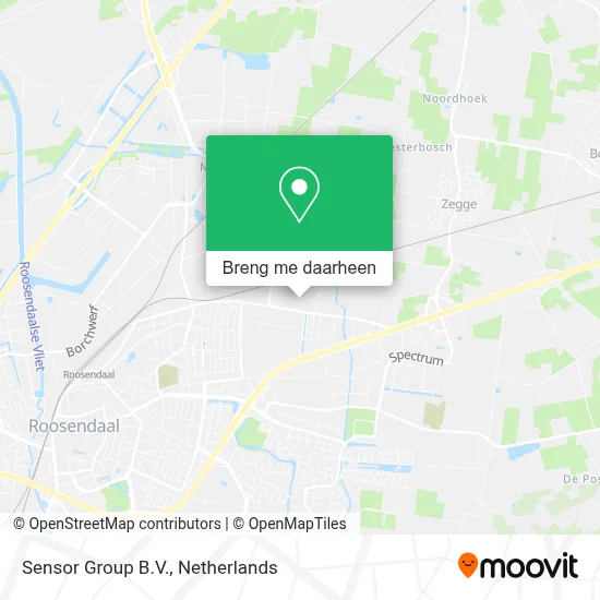 Sensor Group B.V. kaart