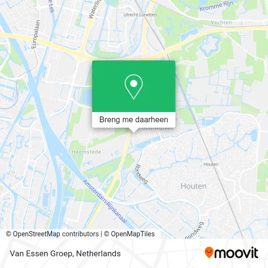 Van Essen Groep kaart