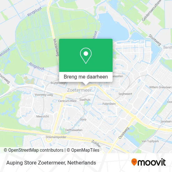 Auping Store Zoetermeer kaart
