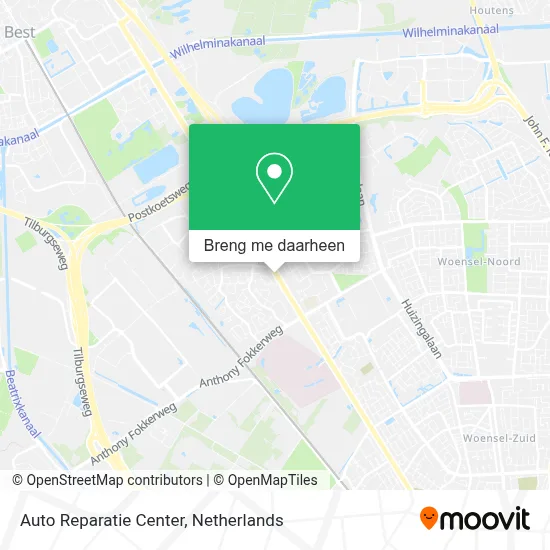 Auto Reparatie Center kaart