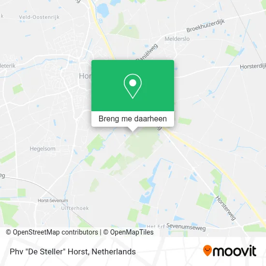 Phv "De Steller" Horst kaart