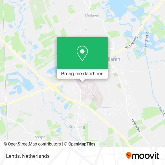 Lentis kaart