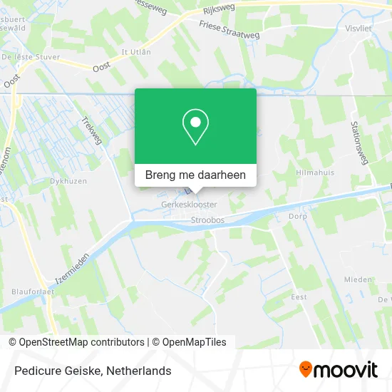Pedicure Geiske kaart