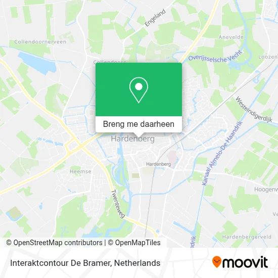 Interaktcontour De Bramer kaart