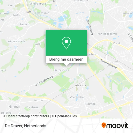 De Draver kaart
