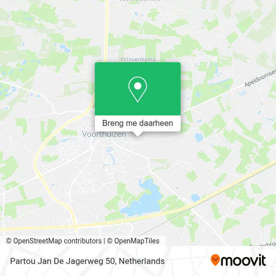 Partou Jan De Jagerweg 50 kaart