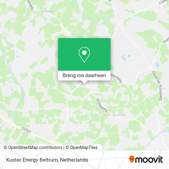 Kuster Energy Beltrum kaart