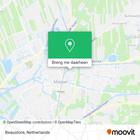 Beaustore kaart