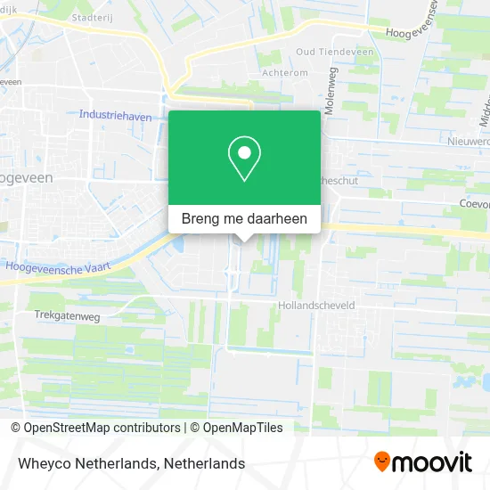 Wheyco Netherlands kaart
