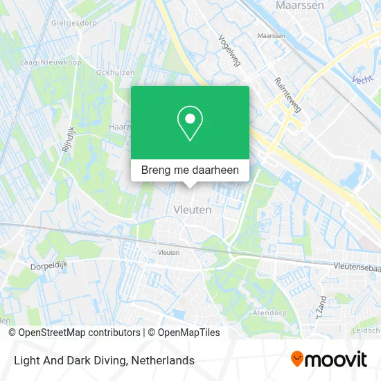 Light And Dark Diving kaart