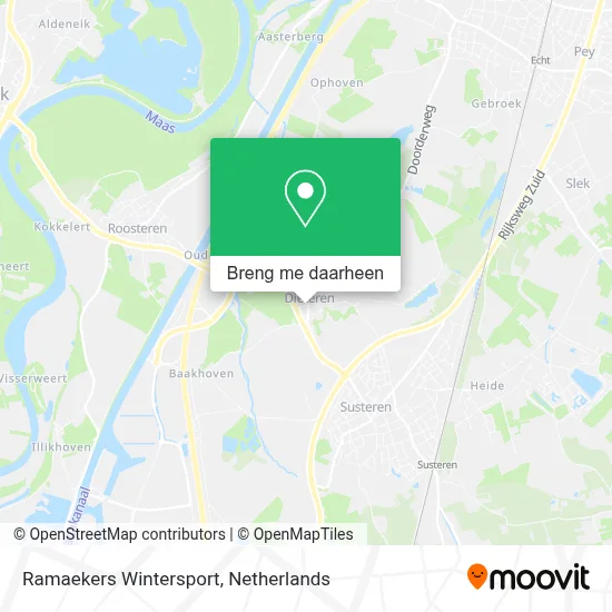 Ramaekers Wintersport kaart
