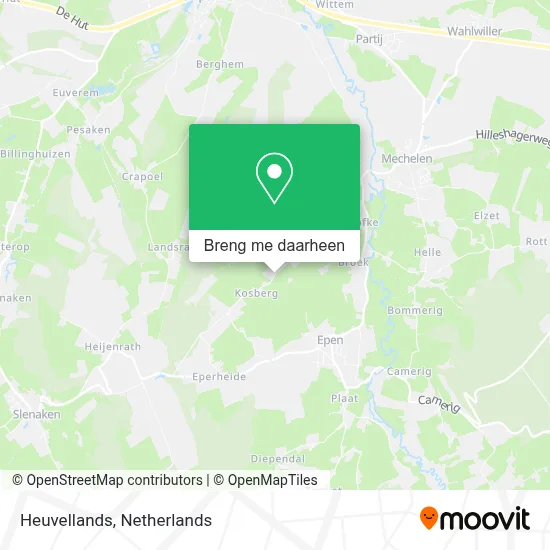 Heuvellands kaart