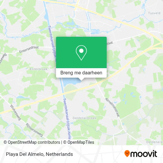 Playa Del Almelo kaart