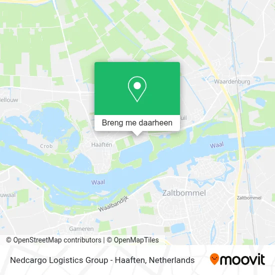 Nedcargo Logistics Group - Haaften kaart