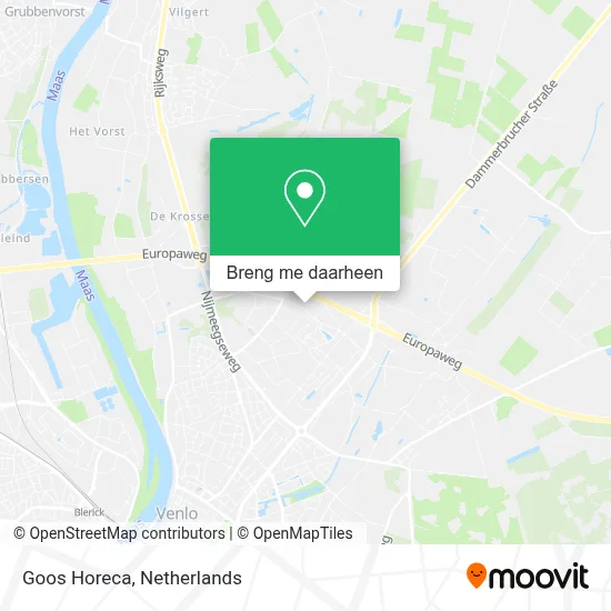 Goos Horeca kaart
