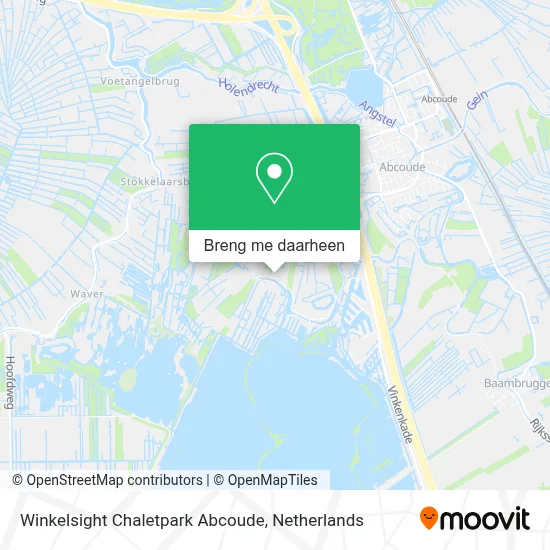 Winkelsight Chaletpark Abcoude kaart