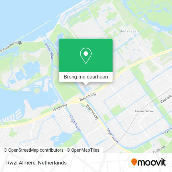 Rwzi Almere kaart