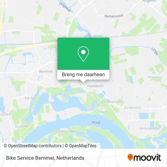 Bike Service Bemmel kaart