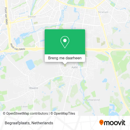 Begraafplaats kaart