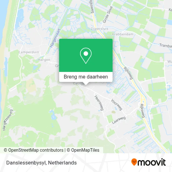 Danslessenbysyl kaart