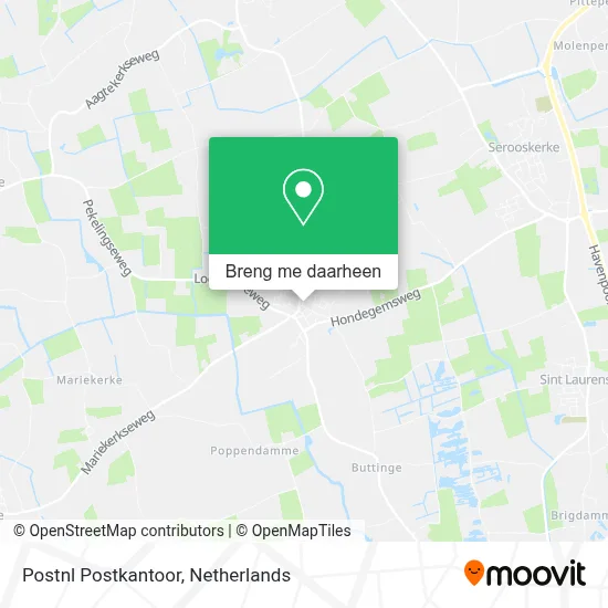 Postnl Postkantoor kaart