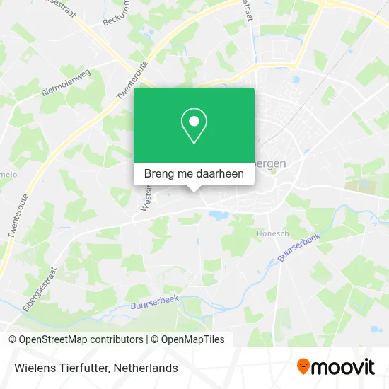 Wielens Tierfutter kaart
