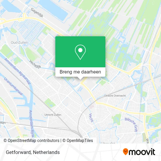 Getforward kaart