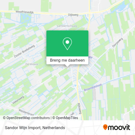 Sandor Wijn Import kaart