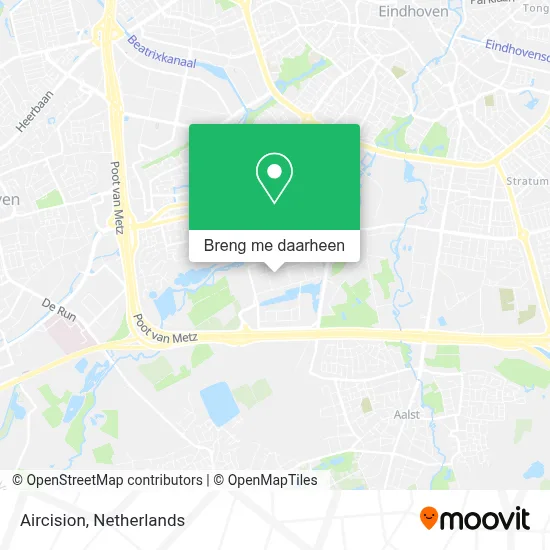 Aircision kaart