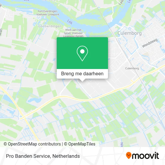 Pro Banden Service kaart