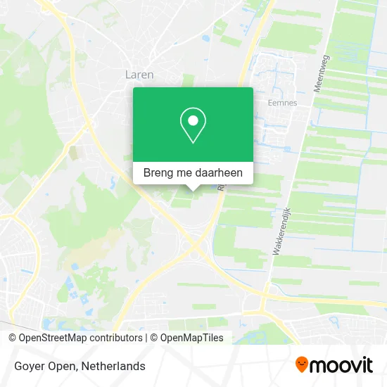 Goyer Open kaart