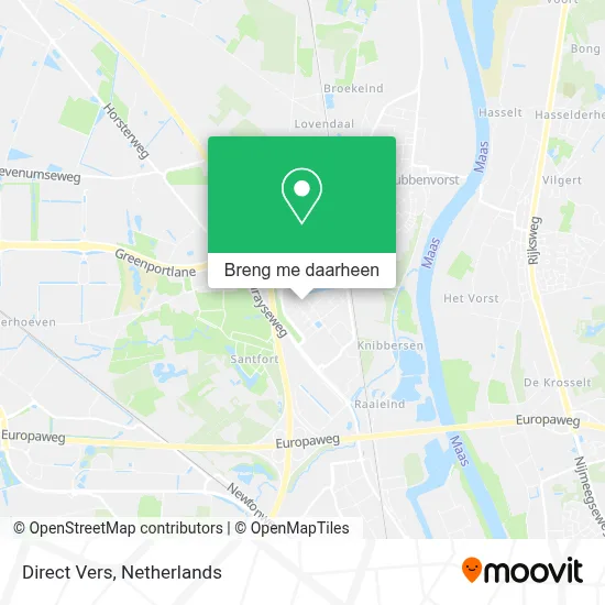 Direct Vers kaart