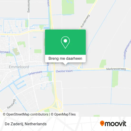 De Zaderij kaart