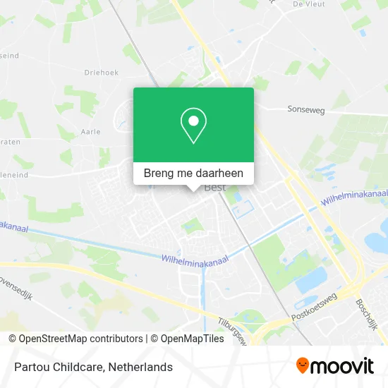 Partou Childcare kaart