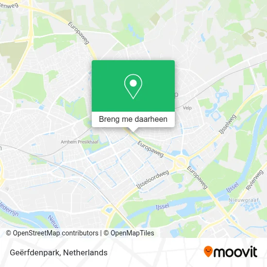 Geërfdenpark kaart