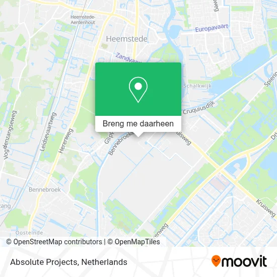 Absolute Projects kaart