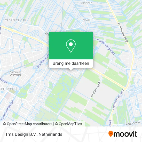 Tms Design B.V. kaart