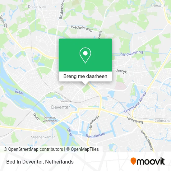 Bed In Deventer kaart