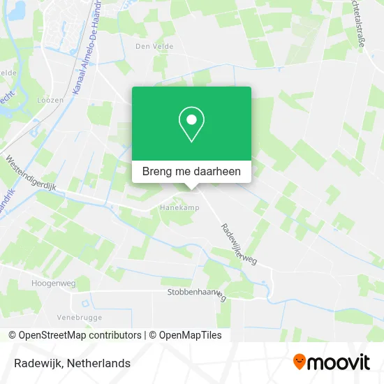 Radewijk kaart