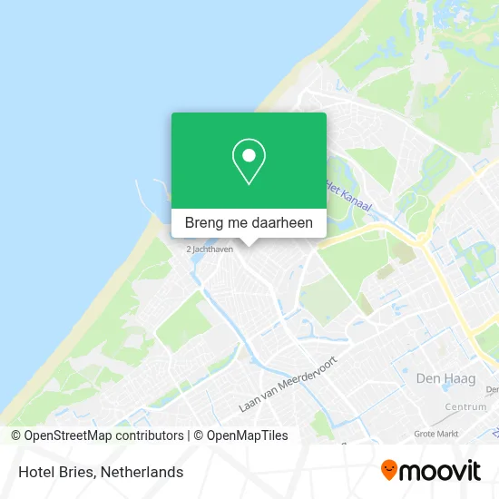 Hotel Bries kaart