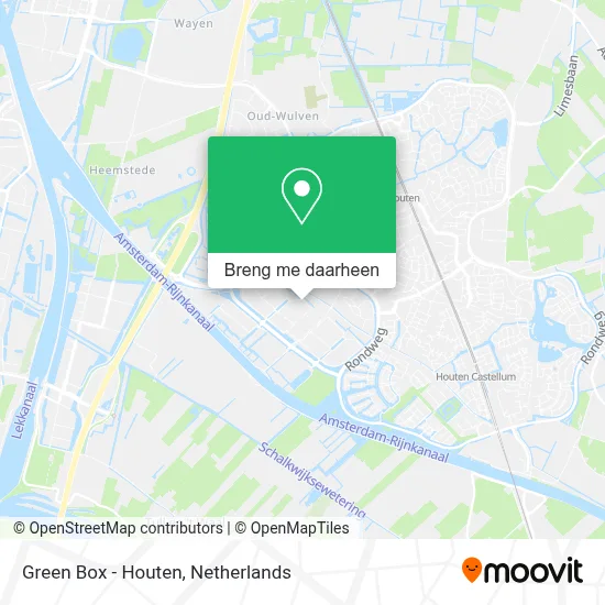 Green Box - Houten kaart