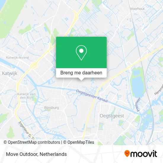 Move Outdoor kaart