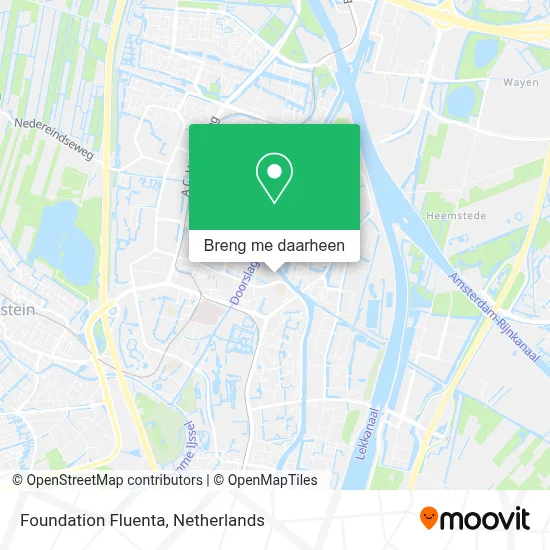 Foundation Fluenta kaart